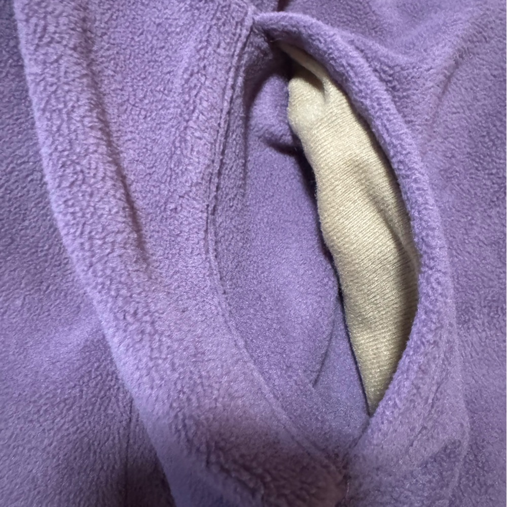 Women's Woolrich Purple Fleece Vest XXL - Picture 5 of 5